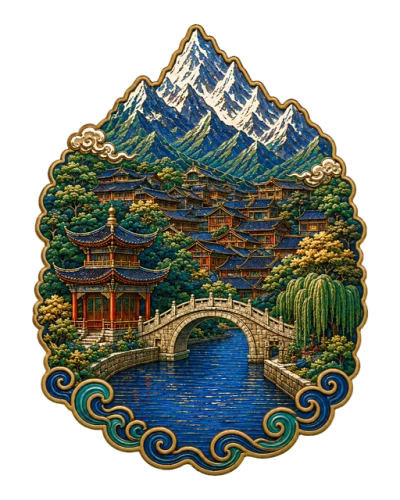 丽江勋章,雪山之下的古城与流水